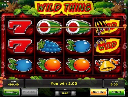 Wild Thing – лучший игровой автомат для дикой игры на реальные деньги в казино Вулкан